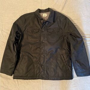 Flint & Tinder - Flannel-Lined Quilted Waxed Rancher in Black - XL - NWOT MiUSA